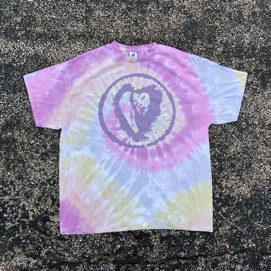 Tie Dye Heart Logo T-Shirt